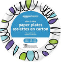 Amazon Basics Ultra Paper Plates, 8.62 Inch, Disposable by AmazonBasics