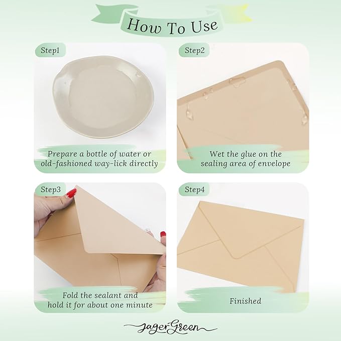 50 Pack 5x7 Envelopes Letter Size, Envelope 5.4x7.6 - Image 5