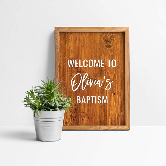 Andaz Press Personalized Extra Large Wedding Easel Board Party Sign, 12x18-inch - Image 6