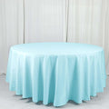 Efavormart Round Tablecloth, 108 Inch Stain & Wrinkle Resistant Washable Table by efavormart