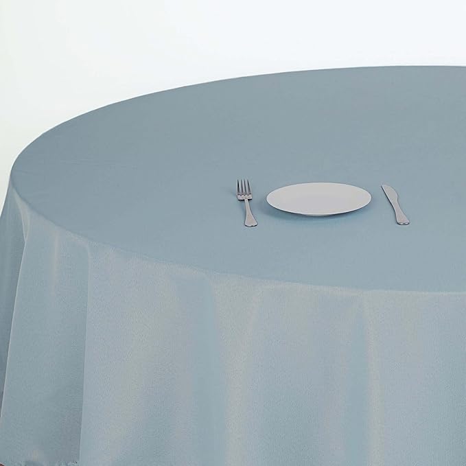 Efavormart Round Tablecloth, 108 Inch Stain & Wrinkle Resistant Washable Table - Image 3
