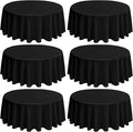 6 Pack Round Tablecloths by REWOMC
