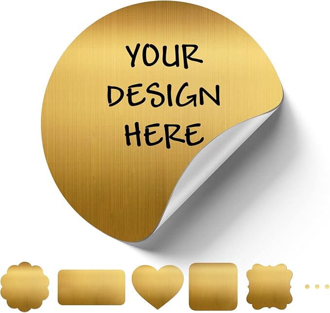Custom Logo Stickers for Business, Personalised Logo Labels, Waterproof by CustomStickers
