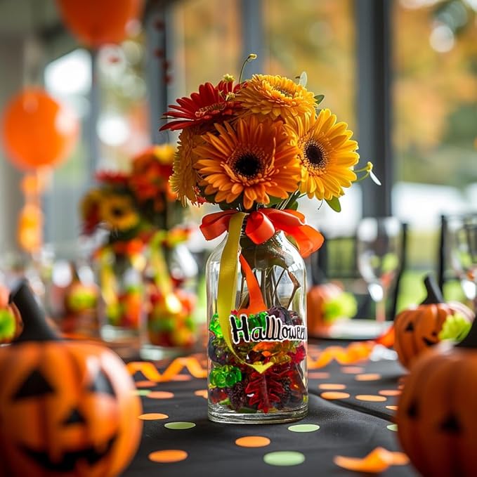 HappyFiller Fall Thanksgiving Autumn Harvest Decoration 135 Pcs Sensory Bin - Image 4