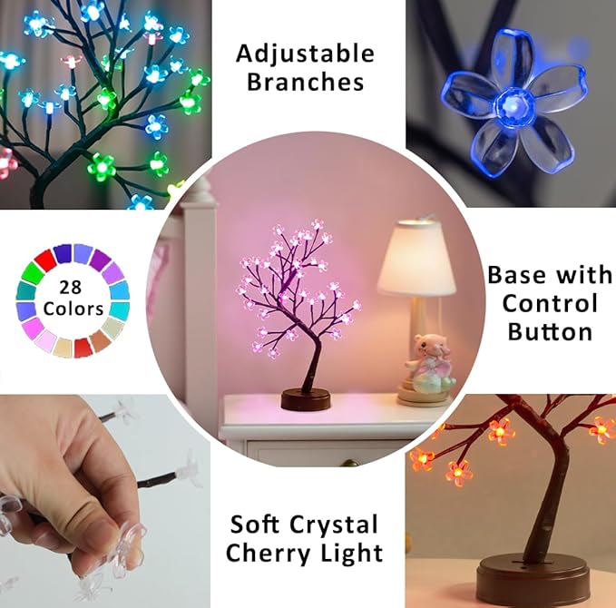 Pooqla RGB Cherry Blossom Tree Light - Image 4