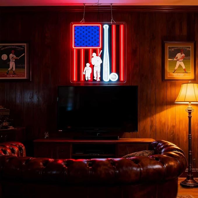 Baseball Neon Sign, Sport Led Neon Light Signs - Image 2