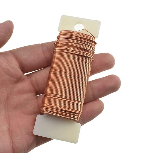 HAHIYO 22Gauge Rose Gold Floral Wire - Image 6