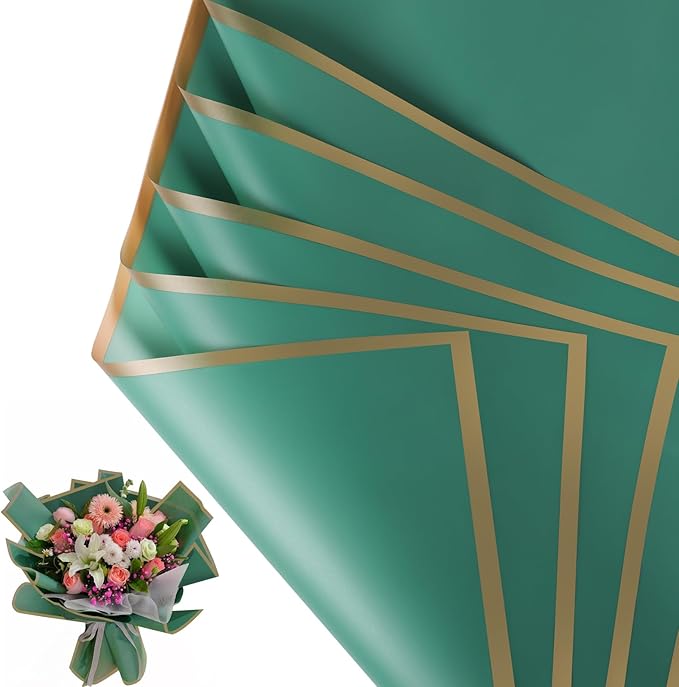 NESCCI 20 Sheet Flower Wrapping Paper by NESCCI