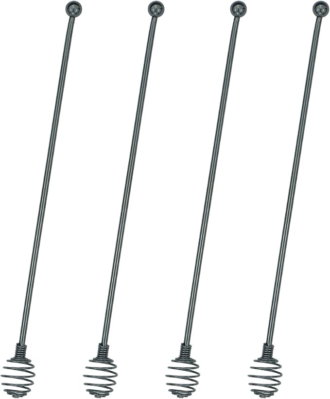 Coffee Stir Sticks, BURLIHOME Specialty Spoons Stainless Steel Spherical Mixing by BURLIHOME