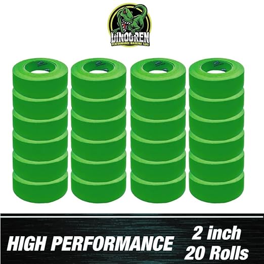 DINOGREN High Performance Automotive Masking Tape – 2 Inch x 60 Yards – Heat & - Image 4