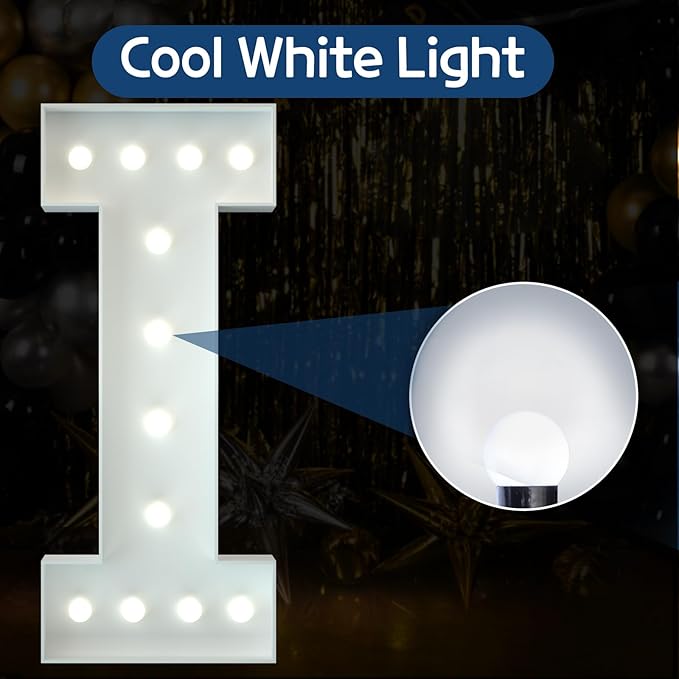 Marquee Letters 4 Feet Tall Large Light Up Letters Baby Shower Decorations - Image 2