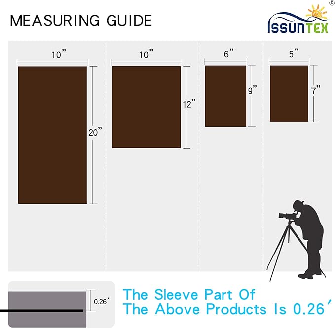 ISSUNTEX 5X7 ft/1.5X2.1 Meters Brown Background Photo Backdrop, Photo Studio - Image 7