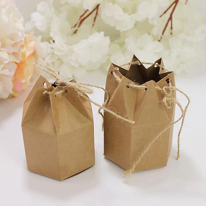 Zontween 50 Pack Hexagon Paper Box - Image 6