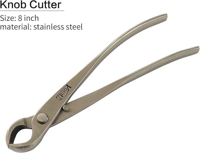 6-Piece Bonsai Tool Set, Knob Cutter, Trunk Splitter, Concave Cutter, Wire - Image 2