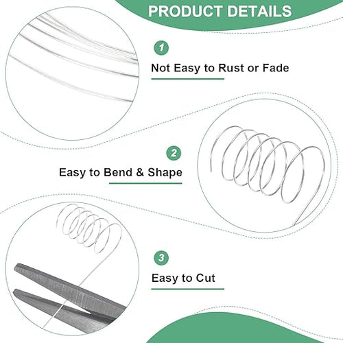 0.2 mm/32 Gauge Copper Wire for Jewelry Making, 82FT Copper Beading Craft Wire - Image 2