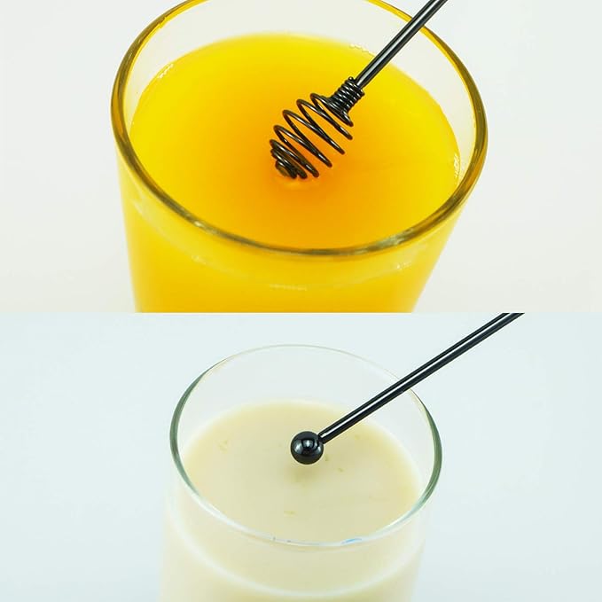 Coffee Stir Sticks, BURLIHOME Specialty Spoons Stainless Steel Spherical Mixing - Image 3