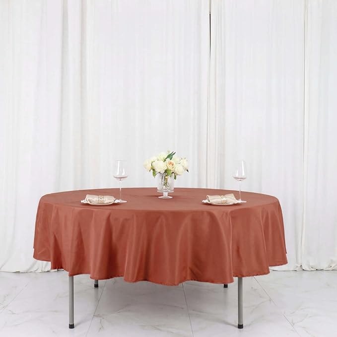 Efavormart Round Tablecloth, 90 Inch Stain & Wrinkle Resistant Washable Table - Image 8