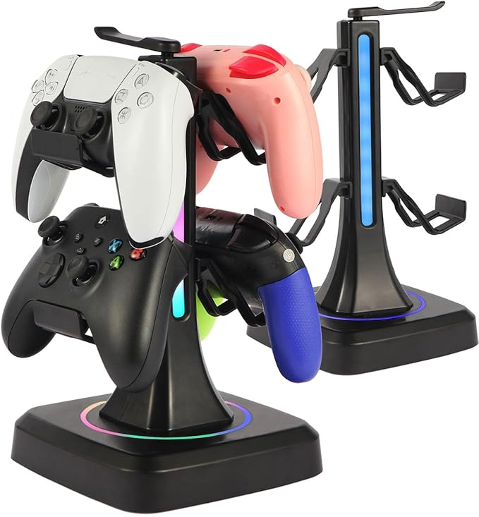 Controller Stand with RGB Multi-Color Light Modes by Profession