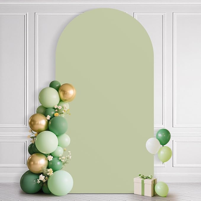 Ledido Wedding Arch Backdrop Cover 6FT Arch Covers Fitted Stretchy Spandex by Ledido