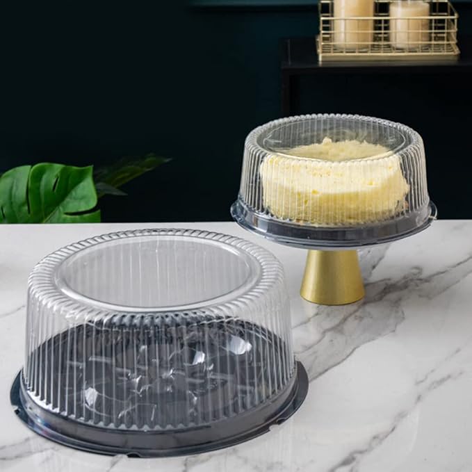 10-Pack Round Cake Stand & Dome - Image 7