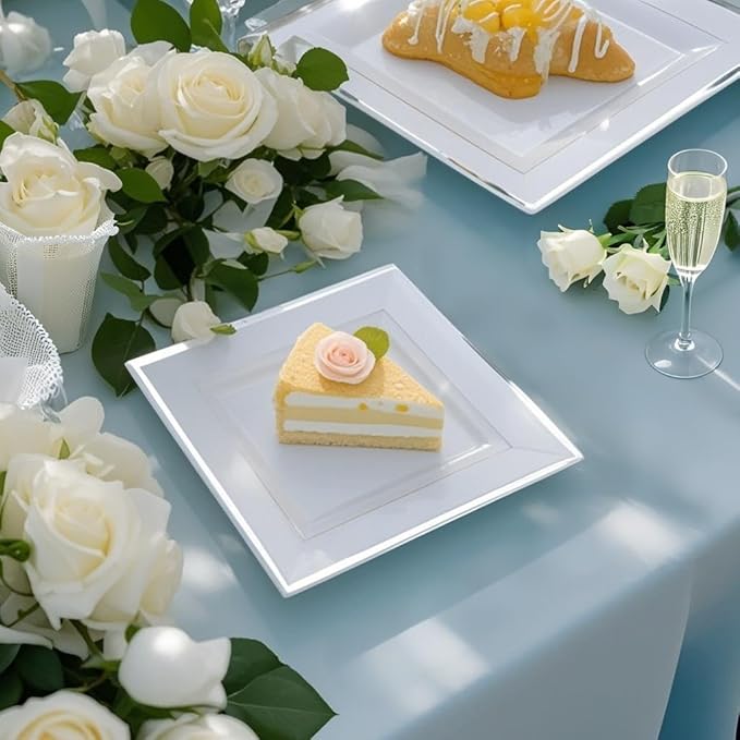 Festiva 350Pcs Silver Plates - Image 3