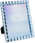 Isaac Jacobs Decorative Sparkling Light Blue Jewel Picture Frame, Photo Display by IsaacJacobs
