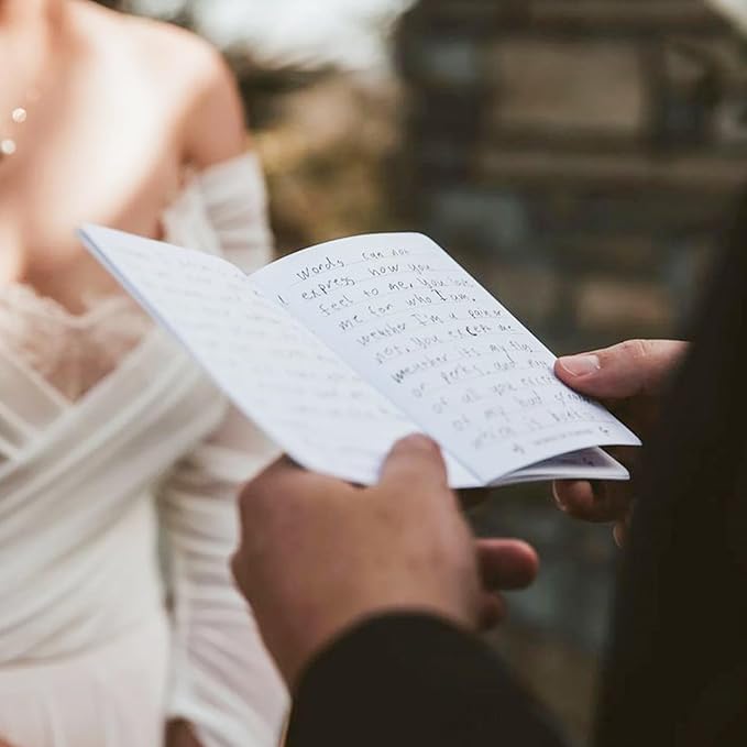 Wedding Vow Books His and Hers, Wedding Registry Gifts Ideas - Image 7