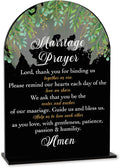Black Marriage Prayer Sign, Wedding Engagement Bridal Shower Christian by AASRR