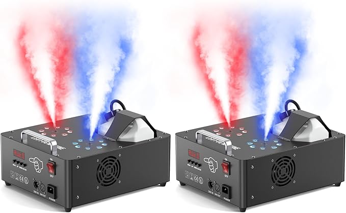 2000W Professional Fog Machine Dual Nozzle by Warmdance