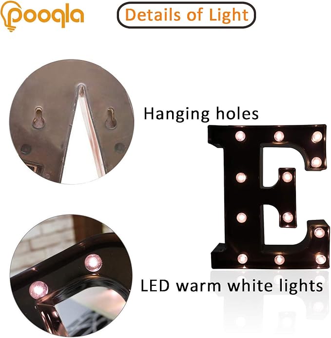 Decorative LED Illuminated Letter Marquee Sign - Image 2