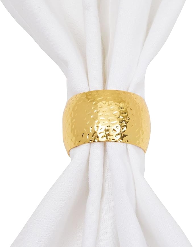 Farmlyn Creek Gold Napkin Ring Set of 12 - Image 3