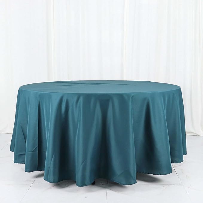 Efavormart Round Tablecloth, 108 Inch Stain & Wrinkle Resistant Washable Table - Image 8