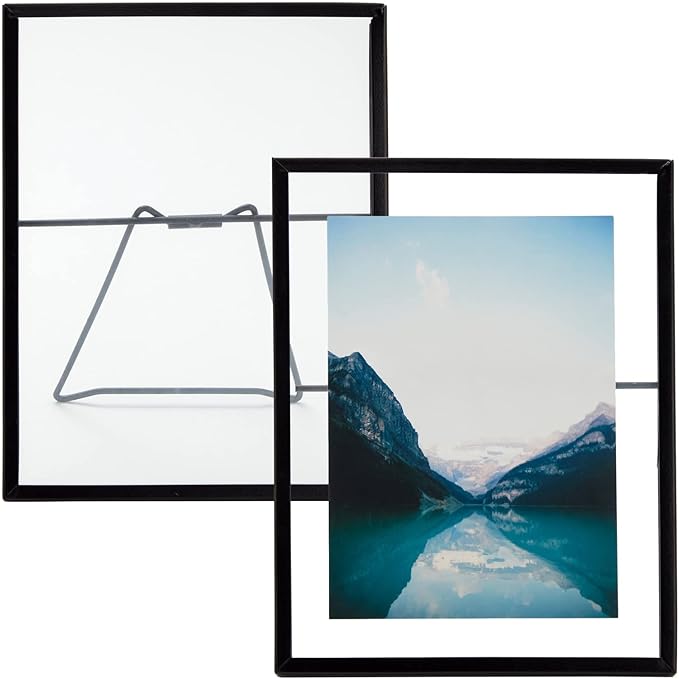 Juvale Wedding Floating Glass Picture Frames - Image 3