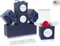 COTOPHER Small Gift Boxes 60 Pack 4x4x4 inches Navy Gift Boxes by COTOPHER
