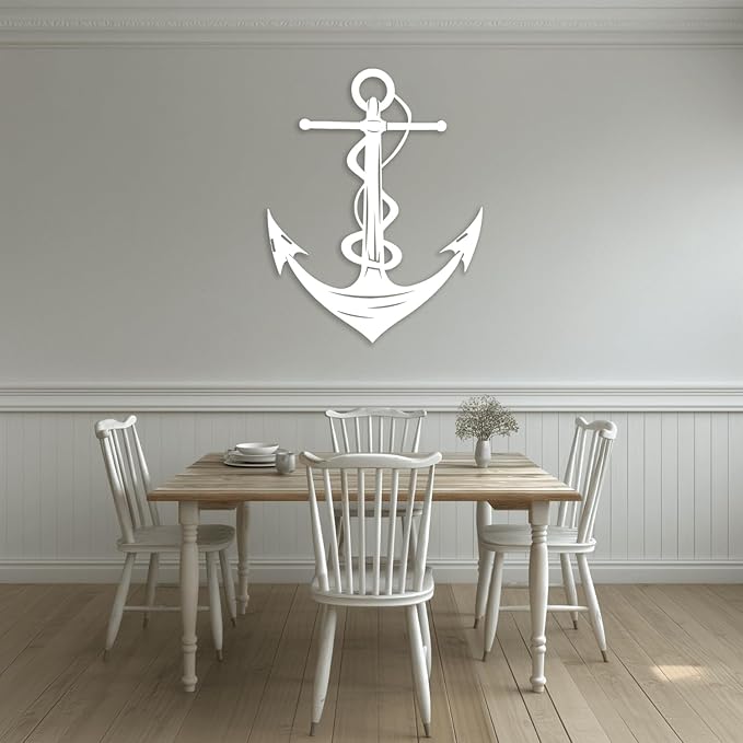 XXQ Anchor Metal Wall Decor, Anchor Metal Wall Art - Image 6