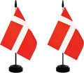 2 Pack Denmark Desk Flag, Danish Table Office Flag by Unknown