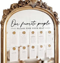 Our Favorite People Decal for Calligraphy Wedding Seating Chart Sign for Vinyl by DiscoverBeautifulGiftsHere