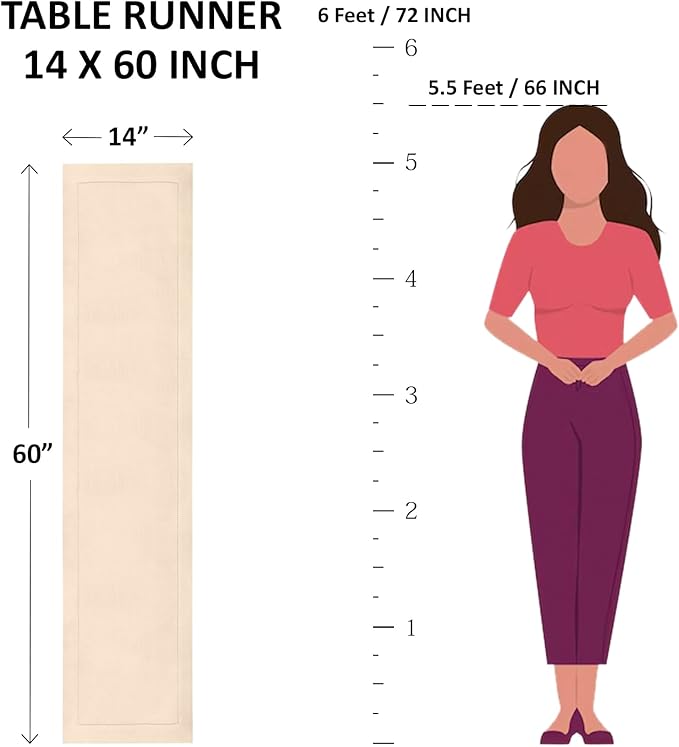 Solino Home Yellow Table Runner 60 Inches - Image 2
