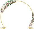 Wokceer Wedding Arch 7.2FT Round Backdrop Stand Gold Metal Circle Backdrop by Wokceer