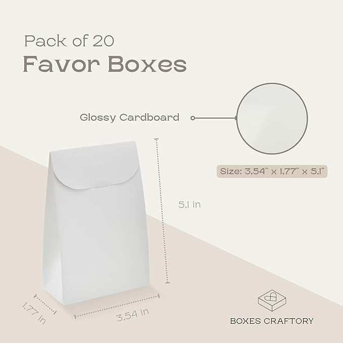 Boxes Craftory Pack of 20 Party Favor Boxes - Image 2