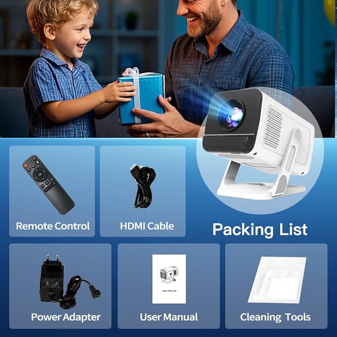 4K Supported Android 11 Mini Projector - Image 9