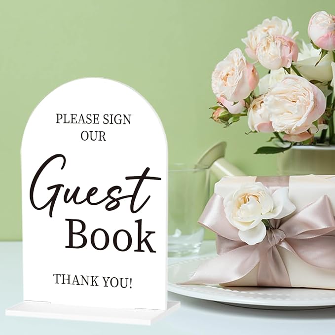 Wedding Guest Book Sign, Photo Guest Book Sign Desk Decor, Wedding Engagement - Image 6