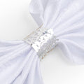 100pcs Disposable Rose Flower Paper Napkin Rings Laser Cut Foil Paper Napkin by NPKRRSK