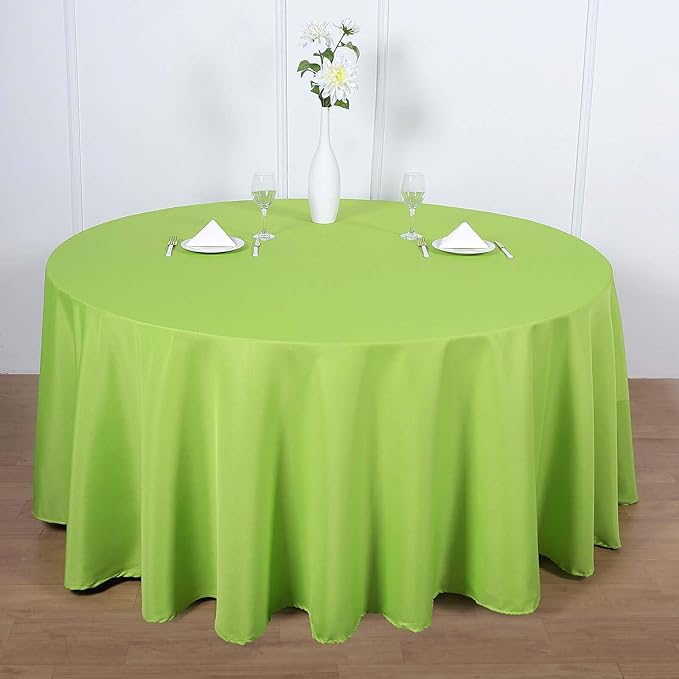 Efavormart Round Tablecloth, 120 Inch Stain & Wrinkle Resistant Washable Table - Image 3