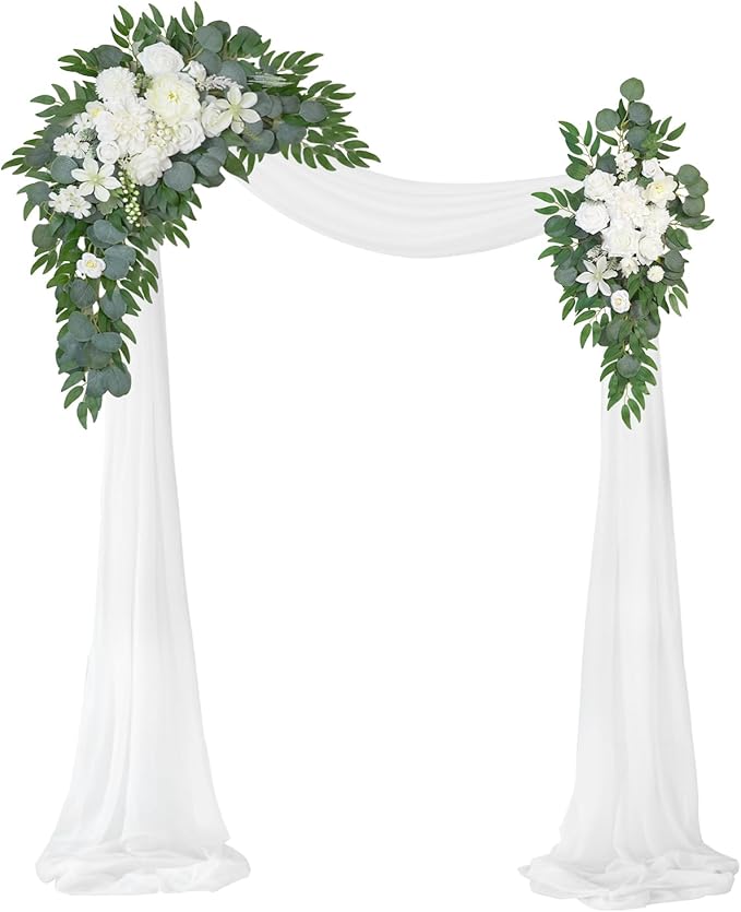 Artificial Wedding Arch Flowers Kit by WEIERYUE