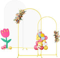Metal Arch Backdrop Stand Set of 2 by OMKSIH