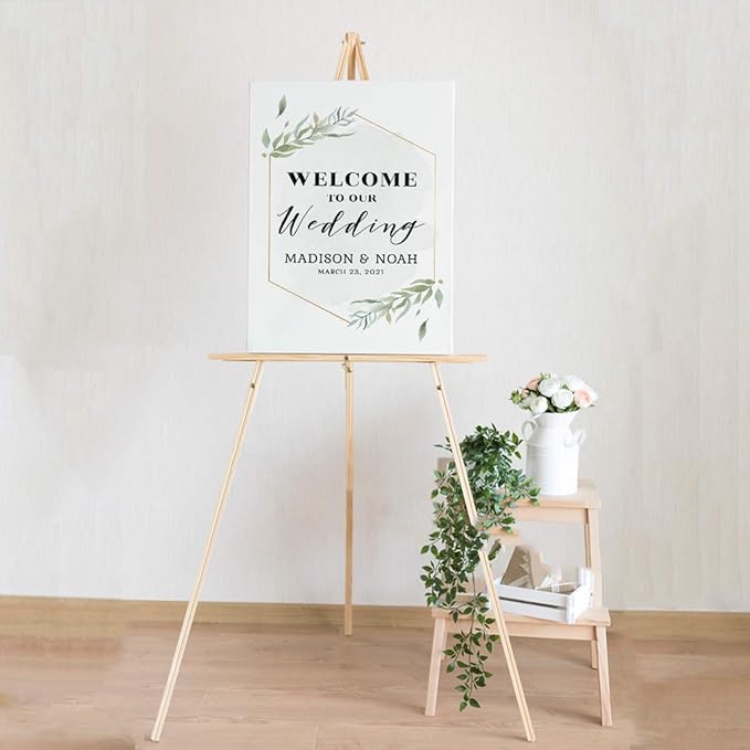 Andaz Press Personalized Extra Large Wedding Easel Board Party Sign, 12x18-inch - Image 5