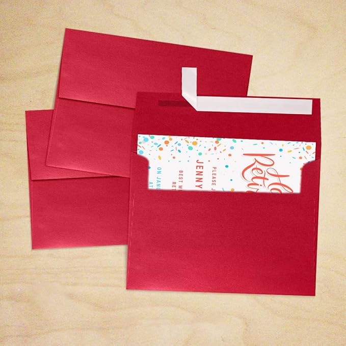 LUXPaper A7 Invitation Envelopes | Peel & Press | 5 1/4" x 7 1/4" | Jupiter - Image 7