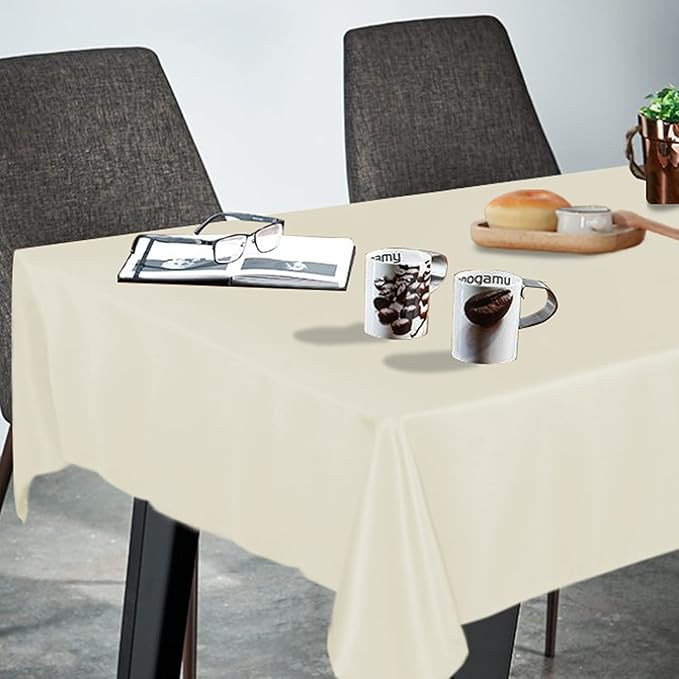Fitable Square Tablecloth 60x60 inch Tablecloth Stain and Wrinkle Resistant - Image 3