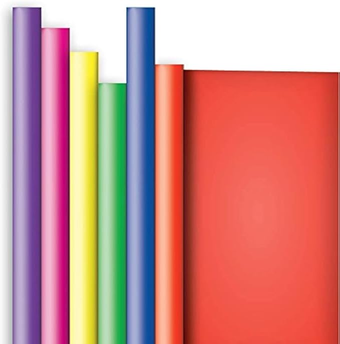 Jillson Roberts 6 Roll-Count All-Occasion Solid Color Gift Wrap Available in 10 by JillsonRoberts